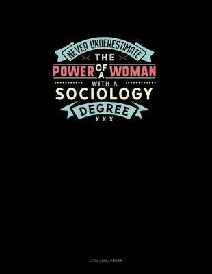 Book cover for Never Underestimate The Power Of A Woman With A Sociology Degree