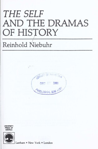 Cover of Self and the Dramas of History