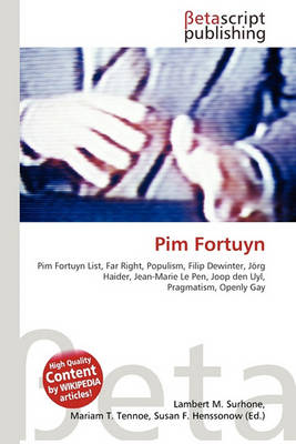 Cover of Pim Fortuyn