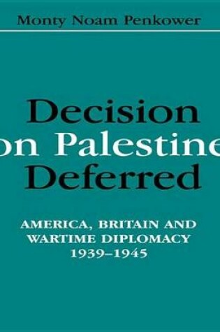 Cover of Decision on Palestine Deferred