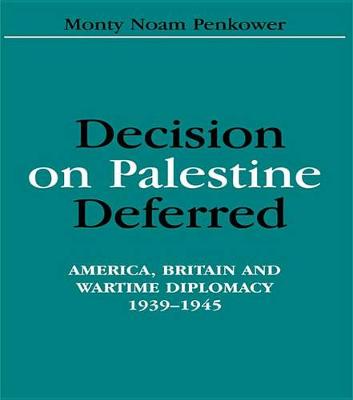 Cover of Decision on Palestine Deferred