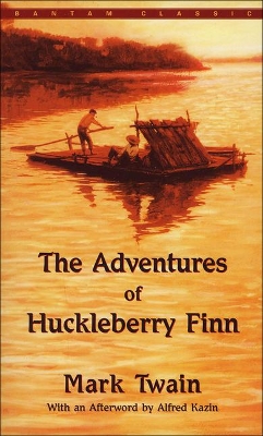 Book cover for The Adventures of Huckelberry Finn