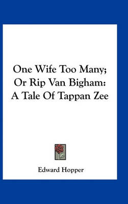 Book cover for One Wife Too Many; Or Rip Van Bigham