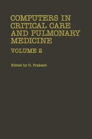 Cover of Computers in Critical Care and Pulmonary Medicine