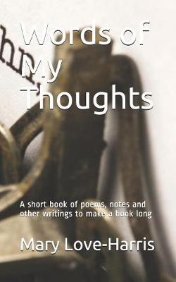 Book cover for Words of My Thoughts