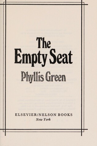 Cover of Empty Seat
