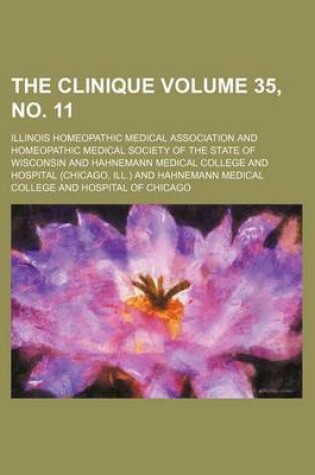 Cover of The Clinique Volume 35, No. 11