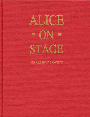 Book cover for Alice on Stage