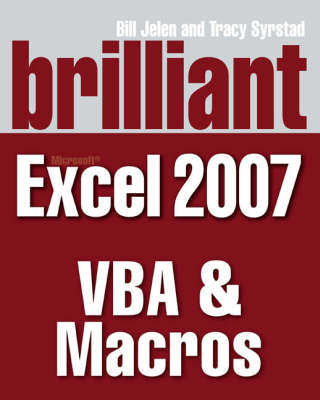 Book cover for Brilliant Microsoft Excel 2007 VBA & Macros