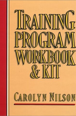 Cover of Training Program Workbook and Kit