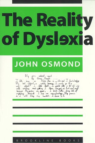 Book cover for The Reality of Dyslexia