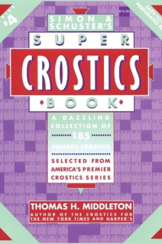 Cover of Simon & Schusters Super Crostics # 4