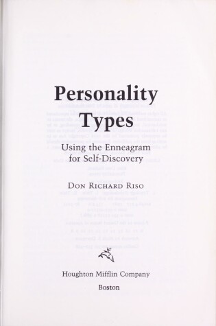 Cover of Personality Types (HB)