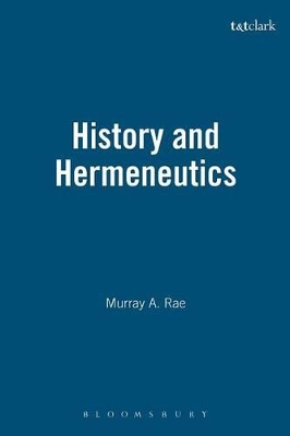 Book cover for History and Hermeneutics