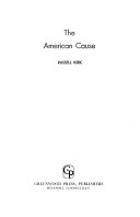 Book cover for The American Cause.