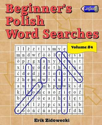 Book cover for Beginner's Polish Word Searches - Volume 4