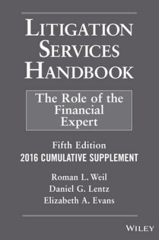 Cover of Litigation Services Handbook, 2016 Cumulative Supplement