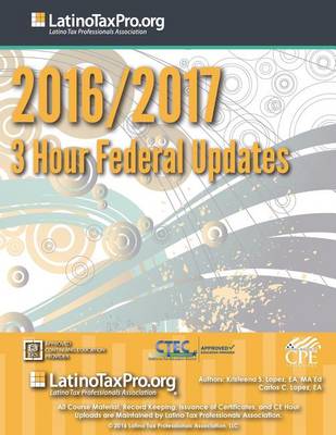 Book cover for 2016/2017 3 Hour Federal Updates