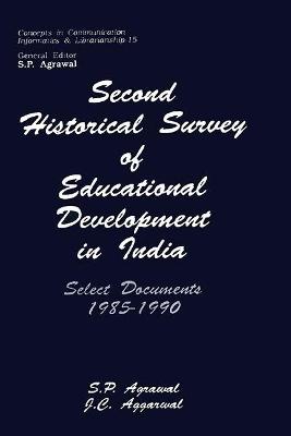 Book cover for Second Historical Survey of Education Development in India