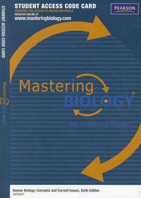 Book cover for Mastering Biology -- Standalone Access Card -- for Human Biology