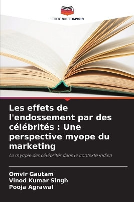 Book cover for Les effets de l'endossement par des c�l�brit�s