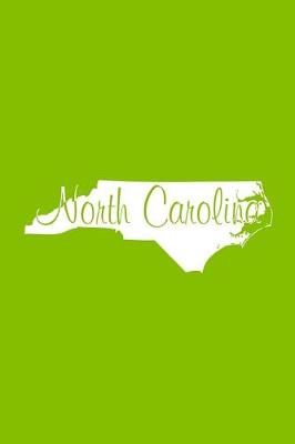 Book cover for North Carolina - Lime Green Lined Notebook with Margins