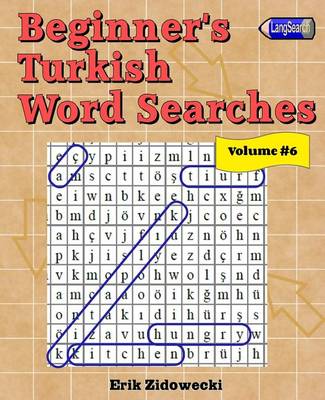 Book cover for Beginner's Turkish Word Searches - Volume 6