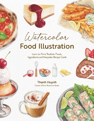 Book cover for Watercolor Food Illustration