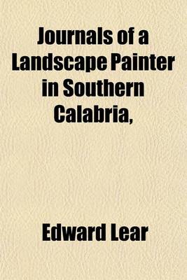 Book cover for Journals of a Landscape Painter in Southern Calabria,