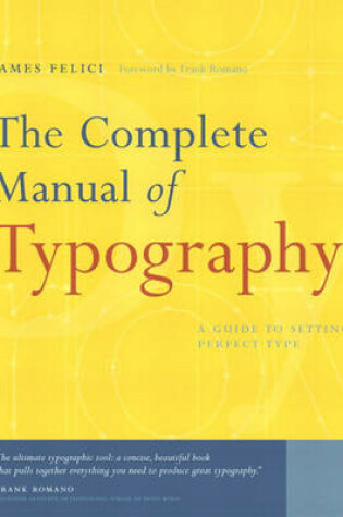 Cover of The Complete Manual of Typography