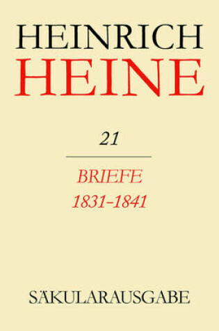 Cover of Briefe 1831-1841