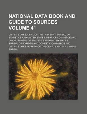 Book cover for National Data Book and Guide to Sources Volume 41