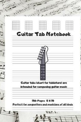 Cover of Guitar Tab Notebook