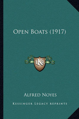 Book cover for Open Boats (1917)