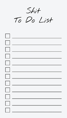 Cover of To Do List Notepad