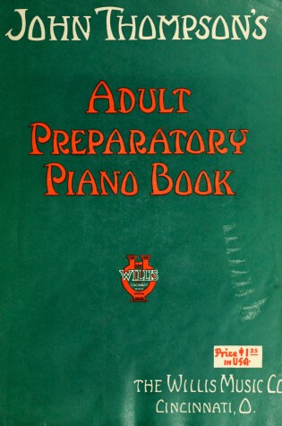 Cover of John Thompson's Adult Piano Course