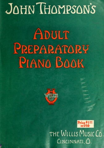 Book cover for John Thompson's Adult Piano Course