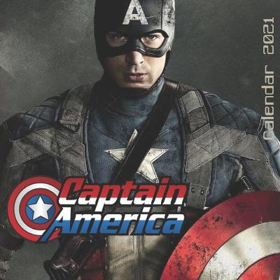 Book cover for Captain America Calendar 2021