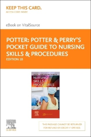 Cover of Potter & Perry's Pocket Guide to Nursing Skills & Procedures - Elsevier eBook on Vitalsource (Retail Access Card)