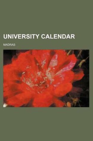 Cover of University Calendar