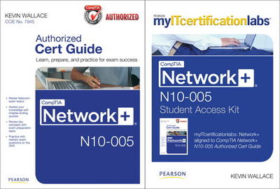 Book cover for CompTIA Network+ N10-005 Cert Guide with MyITCertificationlab Bundle