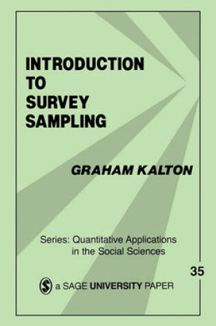 Cover of Introduction to Survey Sampling