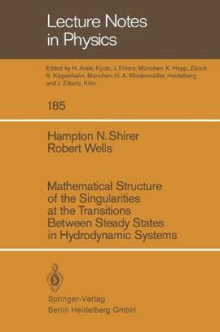 Cover of Mathematical Structure of the Singularities at the Transitions Between Steady States in Hydrodynamic Systems