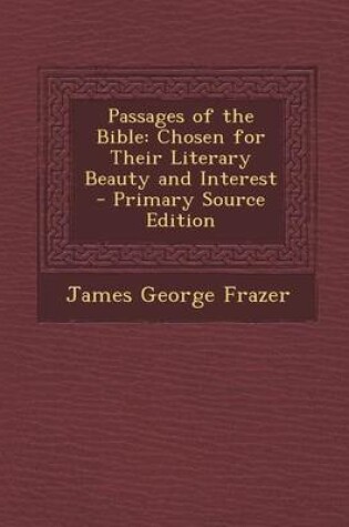 Cover of Passages of the Bible