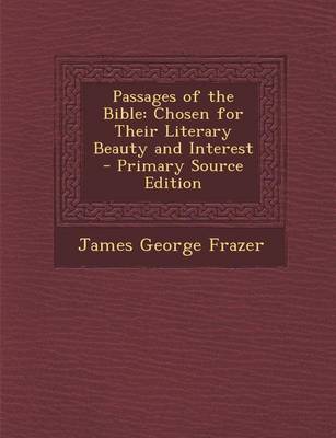 Book cover for Passages of the Bible