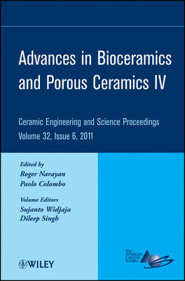 Cover of Advances in Bioceramics and Porous Ceramics IV, Volume 32, Issue 6