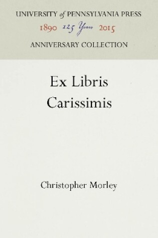 Cover of Ex Libris Carissimis