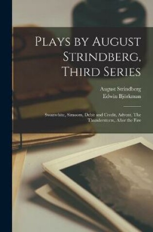 Cover of Plays by August Strindberg, Third Series