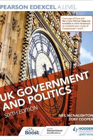 Cover of Pearson Edexcel A Level UK Government and Politics Sixth Edition