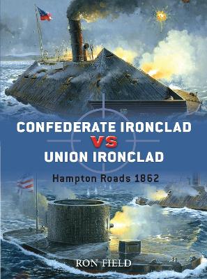 Book cover for Confederate Ironclad vs Union Ironclad